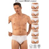Özkan Underwear Özkan 0037 6'lı Paket Erkek Pamuklu Penye Süprem Esnek Rahat Slip Külot - Beyaz