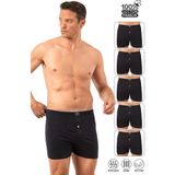 Özkan Underwear Özkan 0041 5'li Paket Erkek %100 Pamuklu Şardonlu Klasik Rahat Kesim Havlu Bel Süprem Penye Boxer - XL - Lacivert