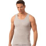 Özkan Underwear Özkan 0113 Erkek %100 Pamuklu Ribana Esnek Yumuşak Kalın Askılı Atlet - 3XL - Gri Melanj