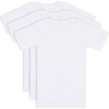 Özkan Underwear Özkan 0706 3'lü Paket Erkek Çocuk %100 Pamuklu Ribana Esnek Rahat Yarım Kol Kapalı Yaka Fanila T-shirt - 11 - 12 Yaş - Beyaz