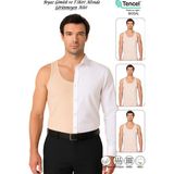 Özkan Underwear Özkan 10852 3'lü Paket Erkek Premium Esnek Kumaş Pamuklu Modal Kalın Askılı Atlet - Taş