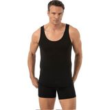 Özkan Underwear Özkan 12403 Erkek Likrasız Premium Kumaş Pamuklu Modal Esnek Rahat Kalın Askılı Atlet - Siyah