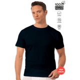 ÖZKAN underwear Özkan 12420 Erkek %100 Pamuklu Likrasız Penye Süprem Kumaş Kapalı Yaka Kısa Kollu T-shirt