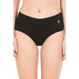 Özkan Underwear Özkan 23922 Kadın Pamuklu Modal Bato Yüksek Bel Külot - Siyah