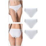Özkan Underwear Özkan 23926 3'lü Paket Kadın Viskon Esnek Rahat Slip Külot - Beyaz - M