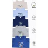 Özkan Underwear Özkan 31800 5'li Paket Erkek Çocuk Karışık Renkli Desenli Pamuklu Yumuşak Rahat Kalın Askılı Atlet - 9 - 10 Yaş