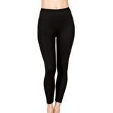 Özkan Underwear Siyah Kadın Termal Alt İçlik Tayt 2XL Yumuşak Polyester ile Esnek ve Rahat Kullanım 23645