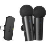 Özkaya Store 2 Mikrofonlu Kablosuz Yaka Sistemi, Youtube Video Röportaj Vlog Için Yaka Mikrofonlu Net Ses, Android TELEFON/TABLET/IPHONE15 (Usb C) Dizüstü Bilgisayar-M8 Için Tip C Alıcılı Çift Mini Mikrofon