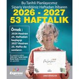 Özkaya Store 2026-2027 Takvim A4 Ebat 53 Haftalık Planlayıcı Palmlove 21X29,7 cm - Belirtilmemiş