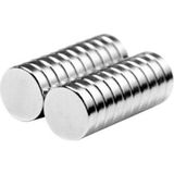 Özkaya Store Dünya Magnet Güçlü Neodyum Mıknatıs Yuvarlak Silindir D8X2 mm (60'lı Paket) - Belirtilmemiş