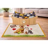 Özkaya Store Gobypet Kedi Hamak Yatağı Ahşap Kedi Salıncağı Paspaslı Yükseltilmiş Evcil Hayvan Dinlenme Alanı