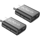 Özkaya Store (Ikili) Otg Akıllı Giriş USB 3.0 To Type-C Dönüştürücü Adaptör Çevirici 5gbps, iPhone 16, Pro, Pro Max, M2, M3, M4 MacBook Pro, Air, iPad Pro ve Galaxy S25, S24, S23 ve Tabletler ile Uyumlu - Belirtilmemiş