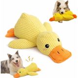 Özkaya Store Köpek Oyuncağı Sesli Peluş Ördek 45 cm – Dayanıklı Isırma ve Çekiştirme Oyuncağı, Diş Temizleyici Dokulu Yumuşak Köpek Oyuncağı, Büyük Irk Köpekler Için Eğitici Oyuncak – Sarı