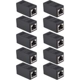 Özkaya Store RJ45 Dişi Dişi Cat5/6/7/8 Ethernet Lan Ağı Birleştirici Aparatı Internet Kablo Uzatıcı 10 Adet - Belirtilmemiş