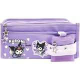 Özkaya Store Sanrio Kuromi Mor Yüksek Kapasiteli Çok Gözlü Kalemlik Kalem Kutusu - Belirtilmemiş