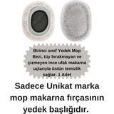 Özkaya Store Ultra Yumuşak Premium Mikrofiber Ufak Makarna Başlıklı Teleskopik Araç Yıkama Fırçasının Yedek Mopu 1 Adet - Belirtilmemiş - Tek Renk