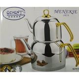 Özkent Menekşe Orta Çaydanlık Sarı Kulp