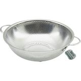 Ozkr Store 25CM Metal Kulplu Çelik Sepet Süzgeç Ince Tel Ayaklı