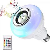 Ozkr Store Ledx Al-Spkr Kumandalı Bluetooth Hoparlör Ampul 500 Lümen Rgb Ledli E27 Lamba