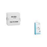 Ozkr Store S-Lınk SL-VHC10 VGA To HDMI Mini Çevirici Adaptör