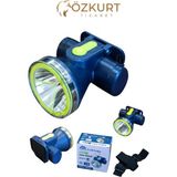 Özkurt Store Gold Kam A GK-670 LED Kafa Feneri Type-C Şarjlı 1200 Mah 3W Cree LED Outdoor Kamp Işığı - Lacivert