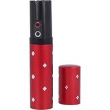 Özkurt Store Ruj Tipi LED El Feneri Şarjlı Mini Taşınabilir Güvenlik Cihazı - Kırmızı