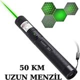 Özkurt Ticaret Yeşil Lazer Kedi Oyuncağı Lazeri 50 km Ölçüm Mesafesi ile Güçlü Işık Yayar - Siyah