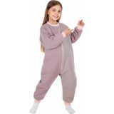 Özlem Bebe 7-16 Yaş Arası Pembe Çizgili Ara Dolgu Çocuk Uyku Tulumu - Açık Pembe - 15 - 16 Yaş