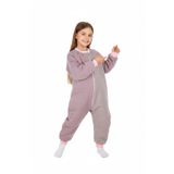 ÖZLEM BEBE Açık Pembe Çizgi 7-16 Yaş Arası Ara Dolgu 2.5 Tog Uyku Tulumu