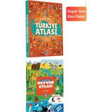 Özlem Durhat Çocuk Akademi Atlas Seti - Tükiye Atlası ve Hayvan Atlası