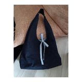 ÖZLEM HANDMADE LACİVERT KOT HOBO KOL ÇANTASI