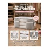 Özlem Toys Geniş Hacimli Yorgan Yastık Kıyafet Çeyizlik Saklama Çantası Hurç