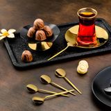 Ozlife Mess 6 Parca Cay Kasigi Titanyum Gold - 3046