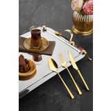 Özlife Titanyum 36 Gold Parça Çatal Kaşık Bıçak Takımı