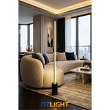 OZLIGHT AYDINLATMA OZLIGHT Modern Silindir Tabanlı İnce LED Lambader 23W Dar Alan Köşe Aydınlatması 150 cm