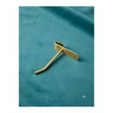 özlüce raf 10 lu Adet Tele Geçme Kanca Çubuk 10cm Gold Boyalı