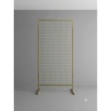 Özlüce Raf 60X190 Ayaklı Tel Pano Gold Boyalı