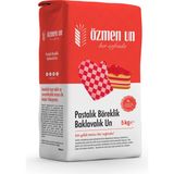 Özmen Un Pastalık Böreklik Un 5 kg İçindekiler: Buğday Unu Gluten İçerir Kokusuz ve Serin Yerlerde Saklayın