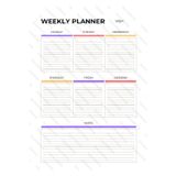 Özmeral Baskı Eng | Planlayıcı |Aylık Günlük Planlayıcı |Planner , Günlük, Haftalık Ajanda,Defter|A5 50Syf 15*21Cm