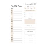 Özmeral Baskı Tr Aylık Günlük Planlayıcı | Monthly Planner , Günlük, Haftalık Ajanda, Defter | A5 50Syf 15*21Cm