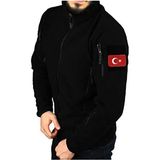 Özmert Askeri Malzeme Slim Fit Siyah Taktik Polar Mont 5 Cepli Kullanım Alanı Doğa Yürüyüşü