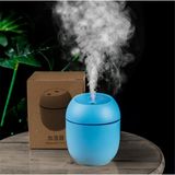 Ozmik Hava Nemlendirici USB Mini Su Difüzör LED Lamba Buhar Makinesi H20 Humidfer 300 ml - Siyah