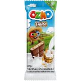 Ozmo 23,5 gr Farm Tahıl Patlaklı Sütlü Çikolata Bar
