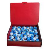 Ozmo Mini Yumurta 35 Adet Kırmızı Ahşap Hediye Kutusu Yumurta Sevdiklerinize Hediye Ozmo Mini Eggs Kırmızı Ahşap Kutulu