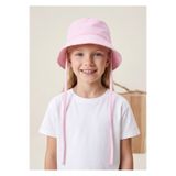 Ozmoz By Mukadder Özden %100 Pamuk Pembe Yazlık Kız Çocuk Bucket Şapka