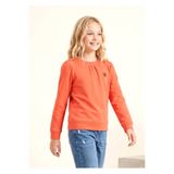 Ozmoz By Mukadder Özden Sürdürülebilir Turuncu Baharlık Kız Çocuk İnce Sweatshirt
