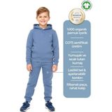 OZMOZ Organik Cepli Kışlık Erkek Çocuk Eşofman Altı - Mavi - 6 Yaş