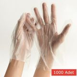 Ozmus Avm Tek Kullanımlık Şeffaf Hijyenik Poşet Eldiven 1000 Adet Eko Paket