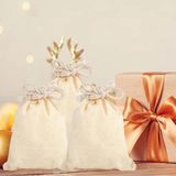 Ozn Aksesuar 10 Adet Hambez Büzgülü Bakliyat Kesesi Kına Kesesi Düğün Organizer Kese Lavanta, Nikah Şekeri Kesesi - 20x30