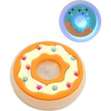 Ozn Aksesuar 3D Charm Ledli Yanıp Sönen Donut Terlik Süsü PVC Malzemeden Üç Boyutlu